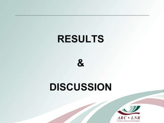 Comparison of oestrous synchronization response and pregnancy rate on village cows following timed artificial insemination in Kwazulu-Natal and Limpopo Provinces” 