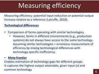 Technical efficiency and technological gaps among smallholder beef farms in Botswana: A stochastic meta-frontier approach