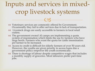 Assessment of feed and feeding systems in the beef value chains in Botswana