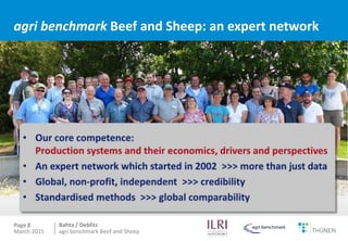 Measuring competitiveness of beef and sheep production on national and international level