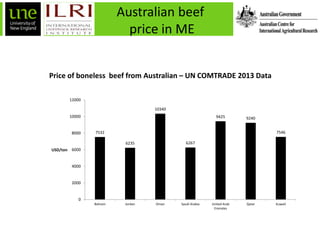 Feasibility analysis to trade boneless beef from Botswana to the Middle East: A system dynamics approach