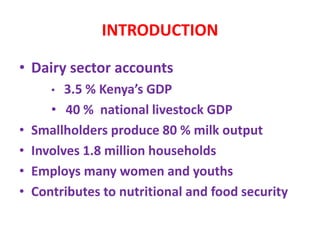 Dairy business hubs as collective action in enhancing competitiveness of smallholder dairy farmers in Kenya