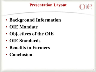 OIE’s role in smallholder livestock production in the SADC region