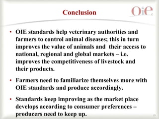 OIE’s role in smallholder livestock production in the SADC region