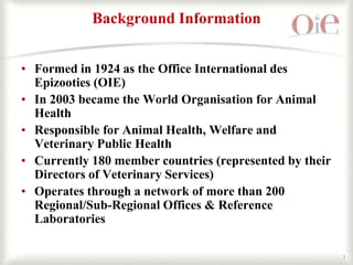 OIE’s role in smallholder livestock production in the SADC region
