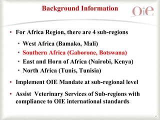 OIE’s role in smallholder livestock production in the SADC region