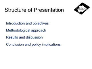 Measurement of competitiveness in smallholder livestock systems and emerging policy advocacy: An application to Botswana