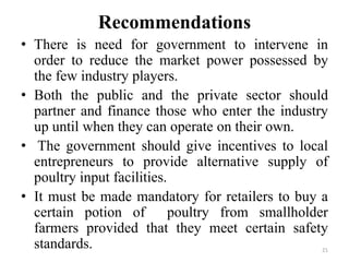 Value chain analysis of Botswana poultry industry: The case of Gaborone, Kgatleng, Kweneng and South East Districts