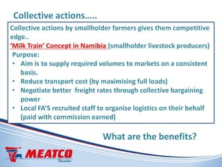 Role of collective action in enhancing competitiveness of smallholder livestock farmers