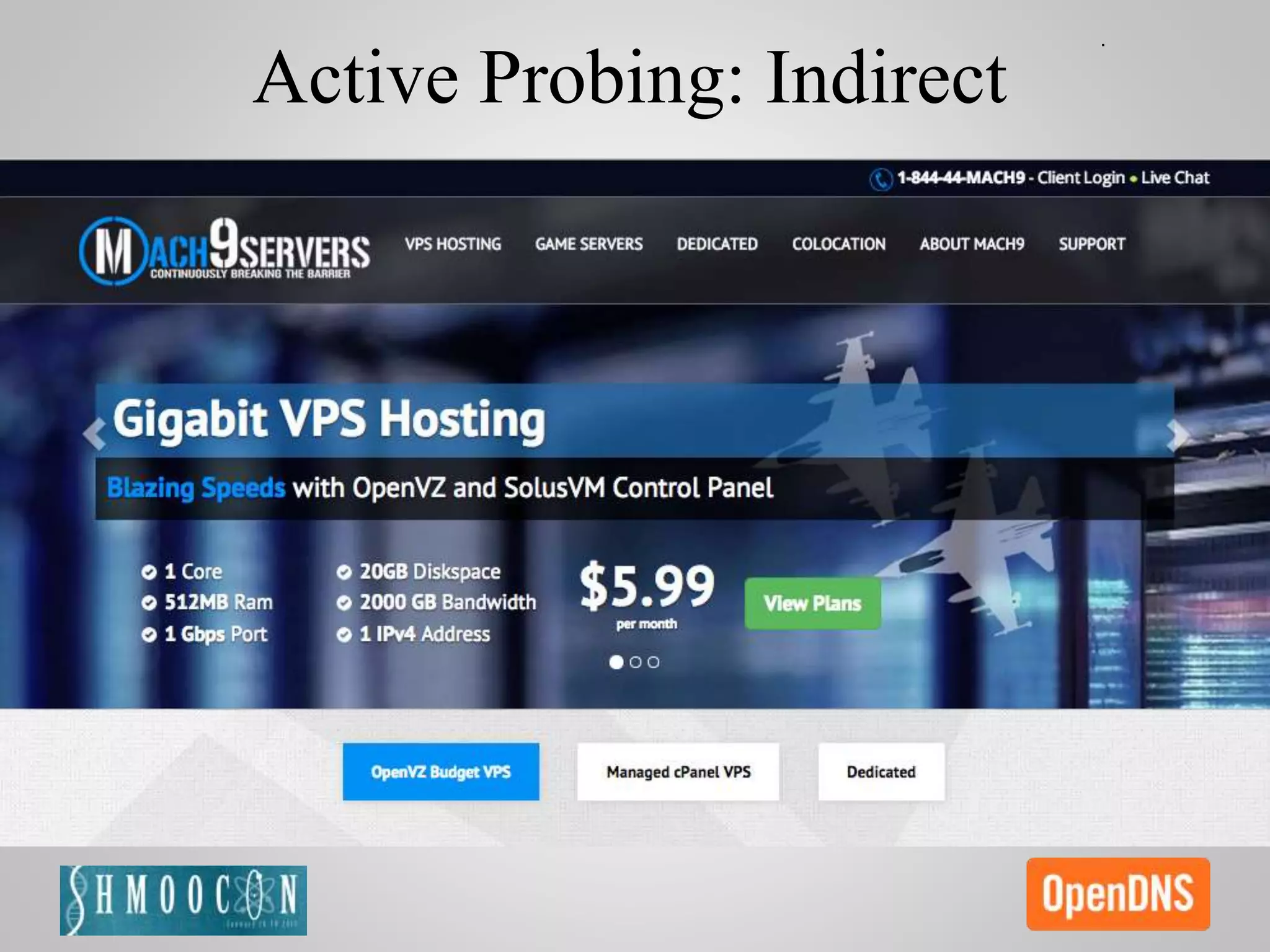 Active Probing: Indirect
 