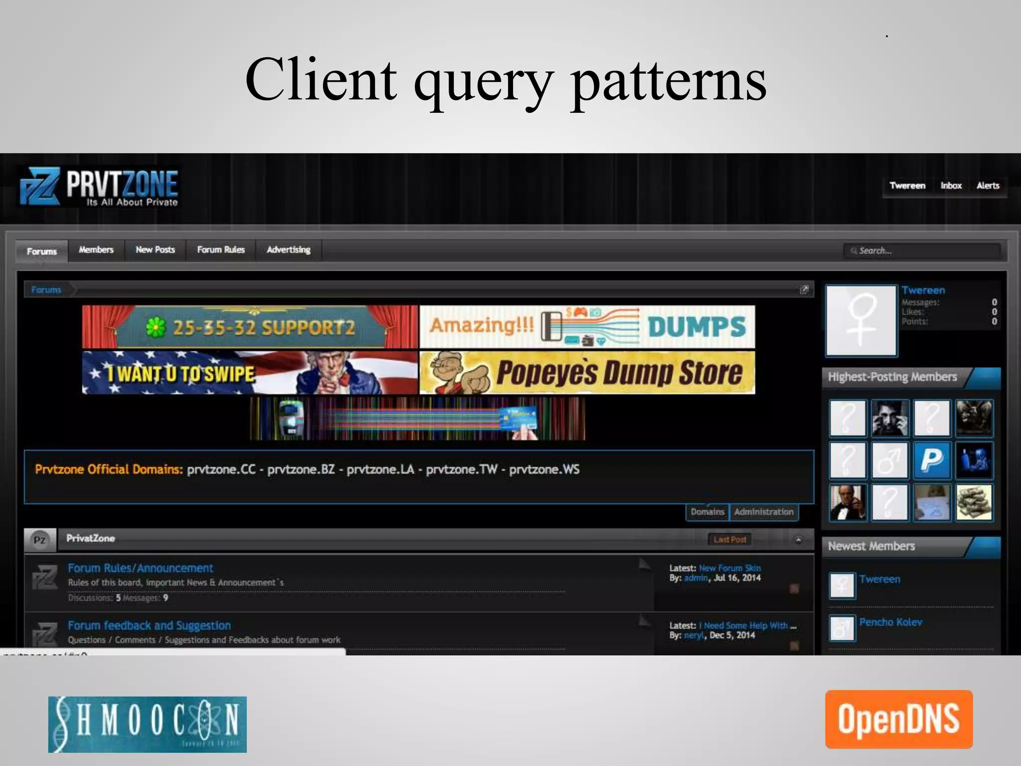 Client query patterns
 