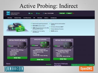 Active Probing: Indirect
 