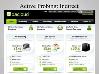 Active Probing: Indirect
 