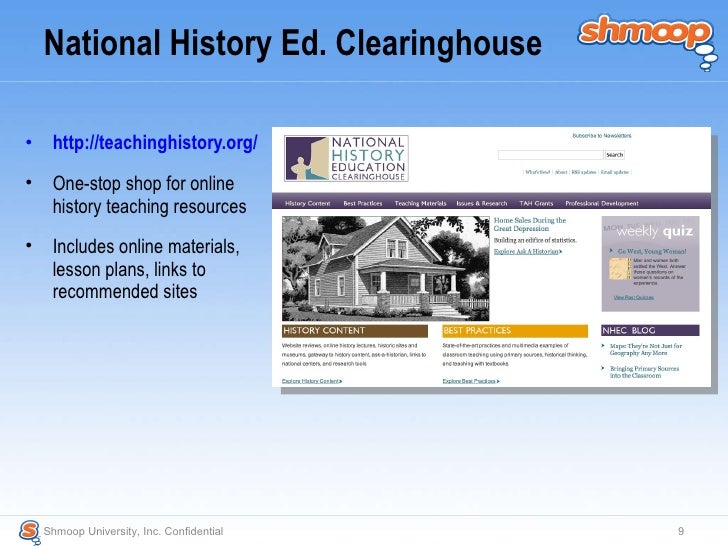 Best sites for History and Social Studies Teachers