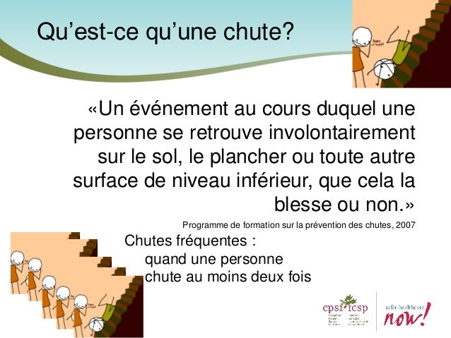 Prévention et gestion des chutes  Un nouvel outil pour faciliter l’a…