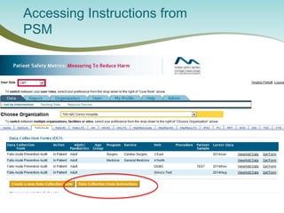 Accessing Instructions from
PSM
 