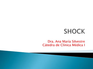 SHOCK Dra. Ana María Silvestre Cátedra de Clínica Médica I 