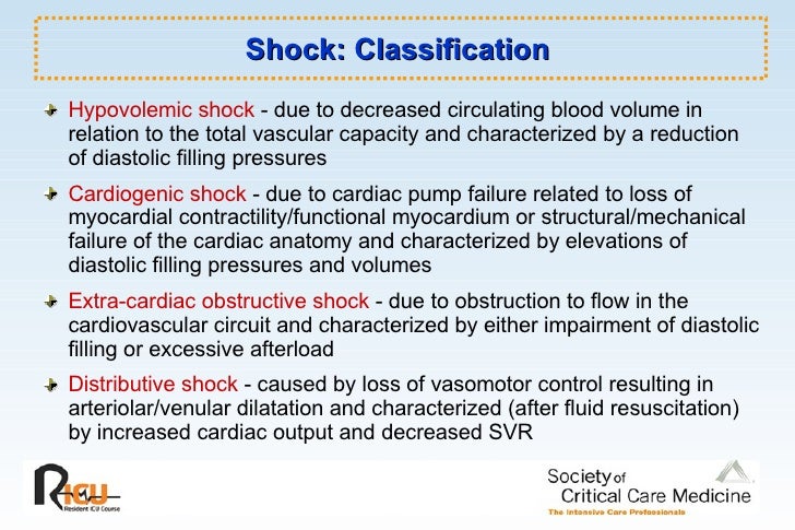 cardiogenic shock due to myocardial