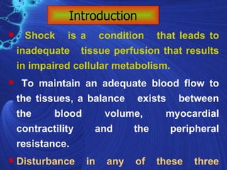 Shock Introduction Shock | PPT