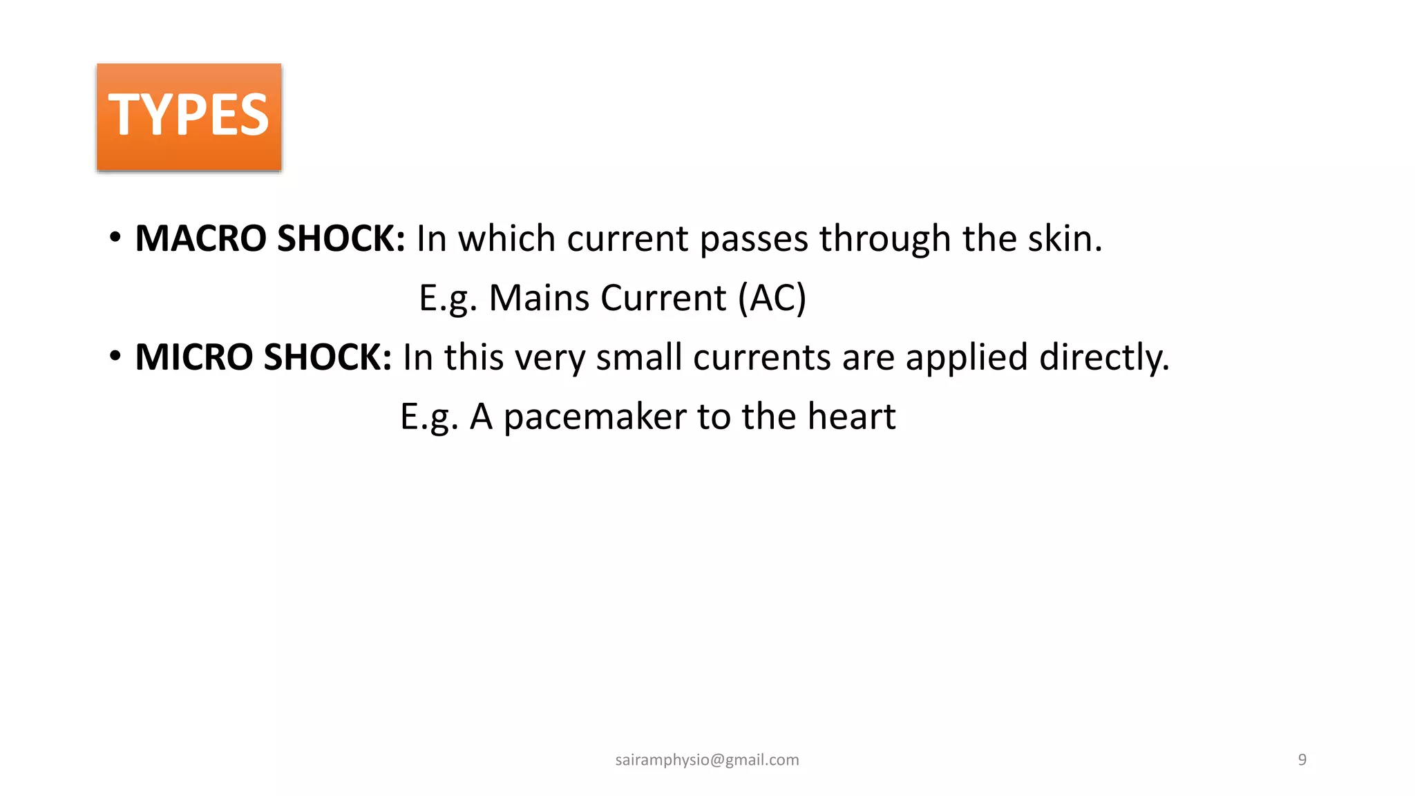 Electric Shock | PPTX