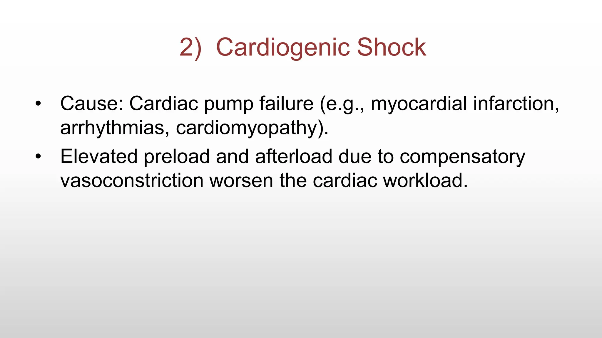 Shock / Types of Shock / Stages of Shock / Management of Shock | PDF