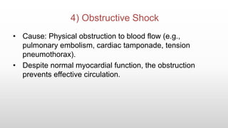 Shock / Types of Shock / Stages of Shock / Management of Shock | PDF