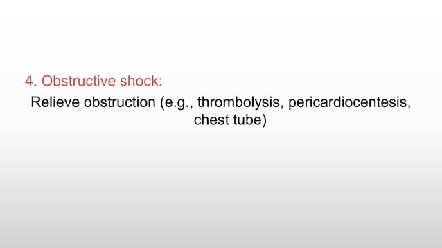 Shock / Types of Shock / Stages of Shock / Management of Shock | PDF