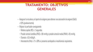 TRATAMIENTO: OBJETIVOS
GENERALES
30
 