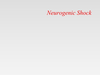 Neurogenic Shock
 