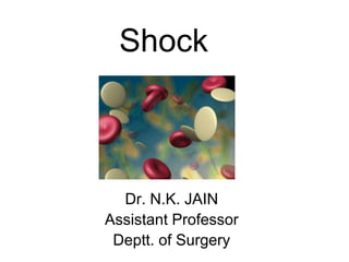 Shock
Dr. N.K. JAIN
Assistant Professor
Deptt. of Surgery
 