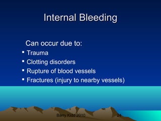Internal Rupture Shock and bleeding | PPT