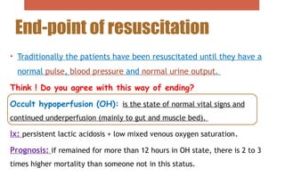 shock and bleeding in surgery and its indications | PPTX
