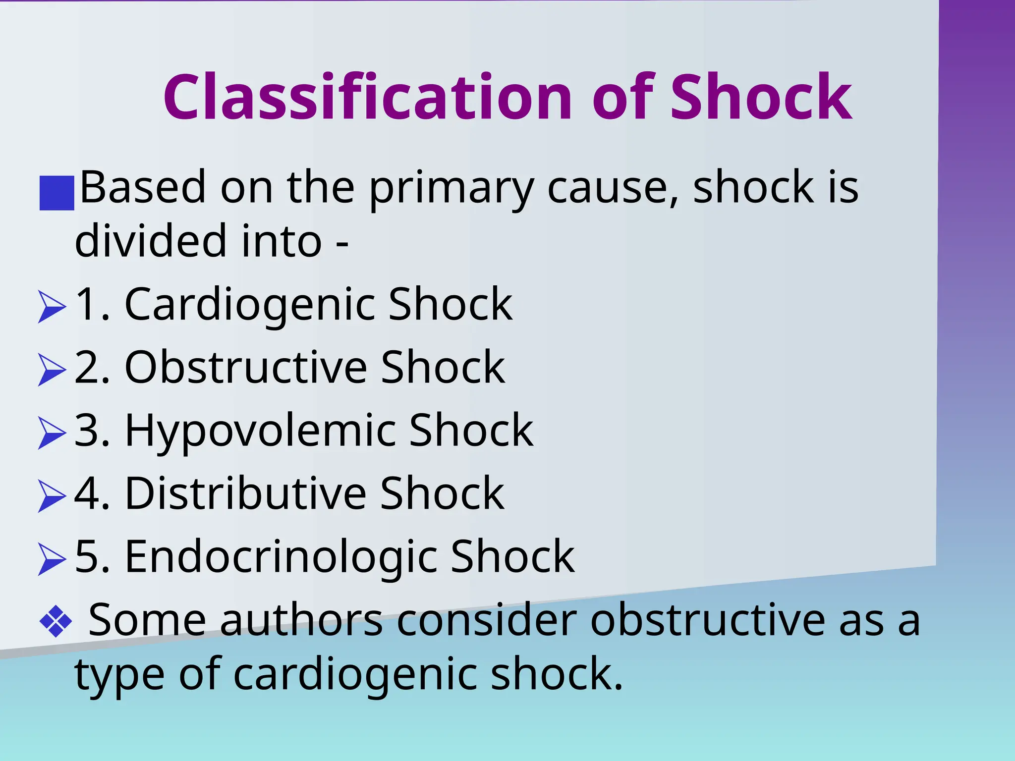 SHOCK IN DENTISTRY , DIAGNOSIS AND MANAGEMENT | PPTX