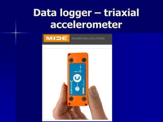 Data logger – triaxial
accelerometer
 