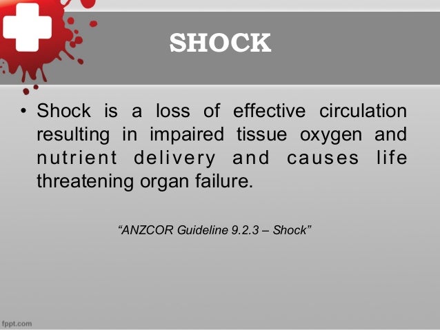 Shock dan Resusitasi Cairan