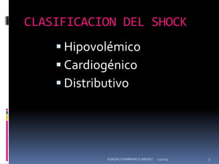 Shock hipovolemico | PPTX