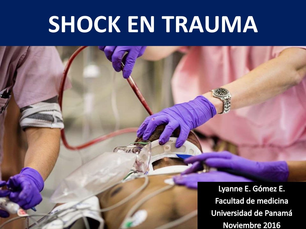 Shock en trauma
