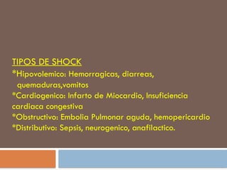 Clase de Shock Hipovolemico, manejo.pptx