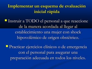 Shock hipovolemico | PPT