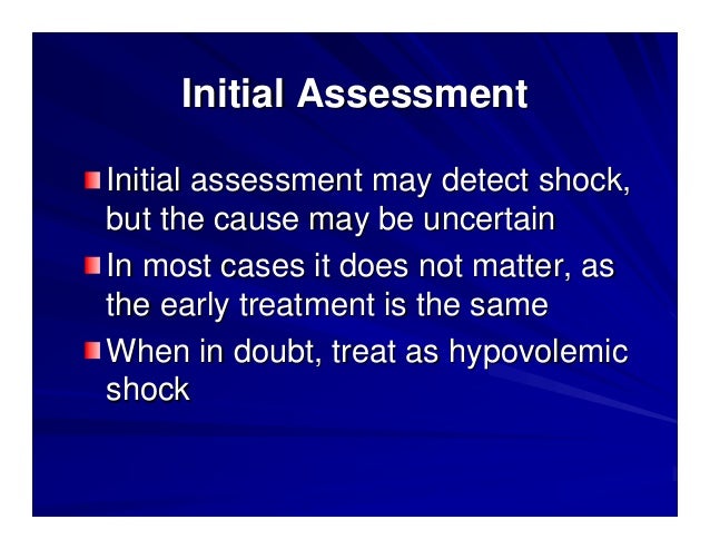Types Of Shock In Pediatrics Types Of Shock In Pediatrics