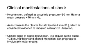 Comprehensive Overview of Shock: Types, Causes, and Clinical Features ...