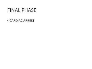 FINAL PHASE
• CARDIAC ARREST
 