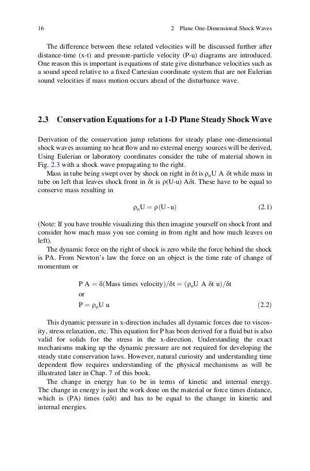 Shock wave compression of condensed matter