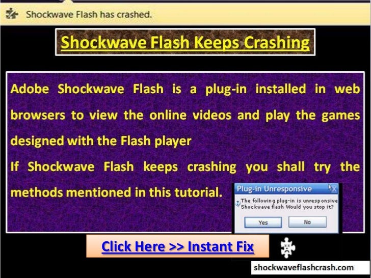 fix problems with adobe macromedia shockwave flash player
