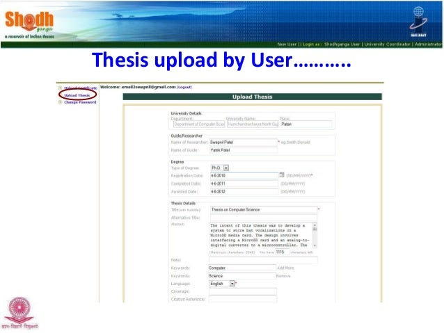 Shodhganga thesis format image