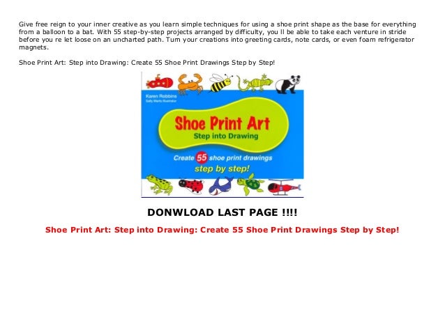 Shoe Print Art: Step into Drawing: Create 55 Shoe Print Drawings Step ...