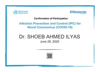 Infection Prevention and Control for COVID 19 | PDF