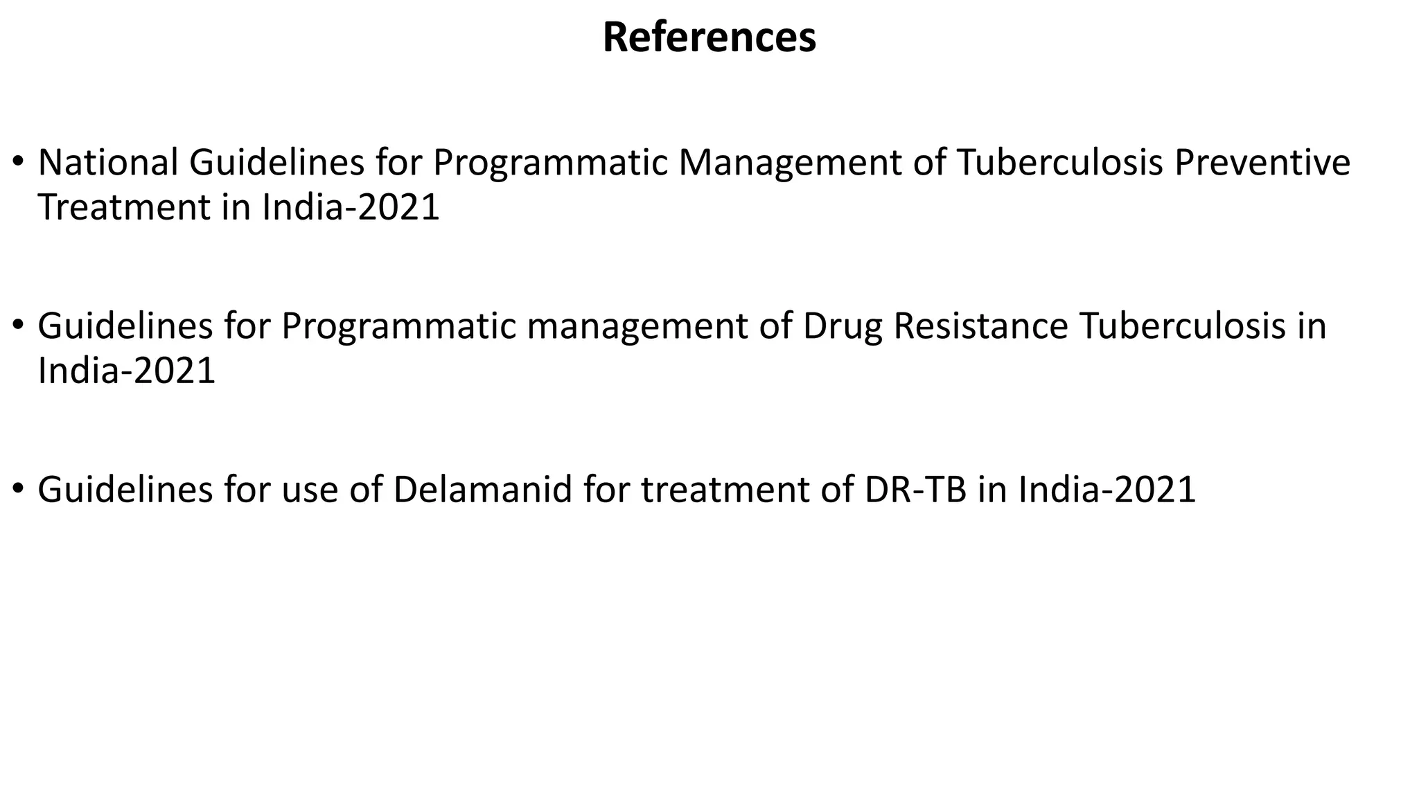 New guidelines for Tuberculosis treatment (NTEP) | PPTX