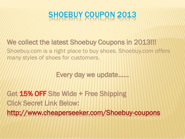 shoebuy discount