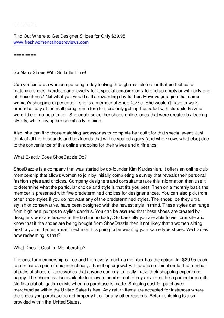 shoedazzle online shopping